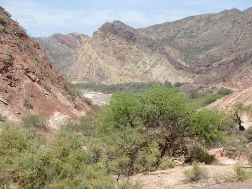 Beautiful Rock formation and the stream has water.